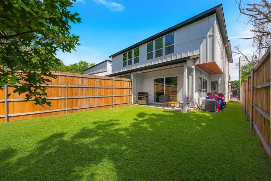 Exterior details and patio area of a home in , Dallas (Image 27). Exterior details and patio area of a home in , Dallas (Image 27).