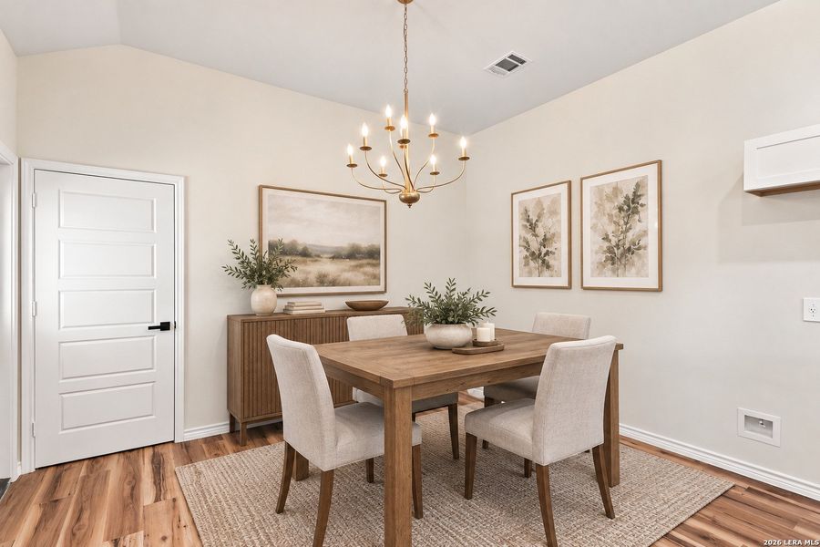 Furnished interior view inside a new home in , San Antonio (Image 7).
