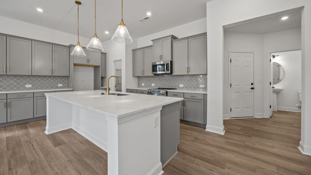 Brentwood Single Family home in River District by DRB Homes in Charlotte NC-  Kitchen