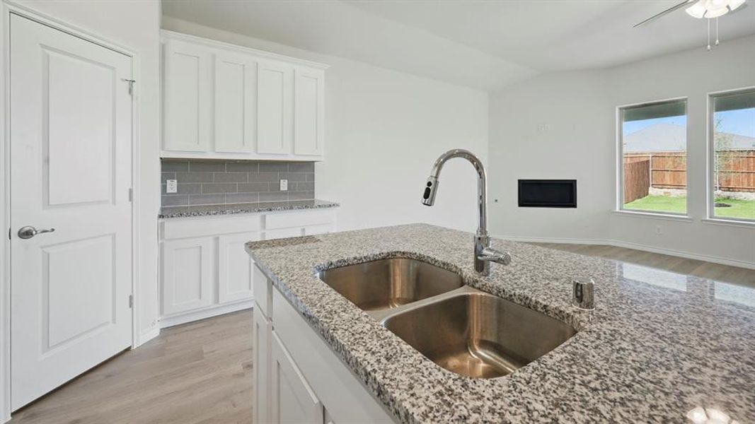 Close-up of interior finishes inside a home in Silverado, Aubrey (Image 12).