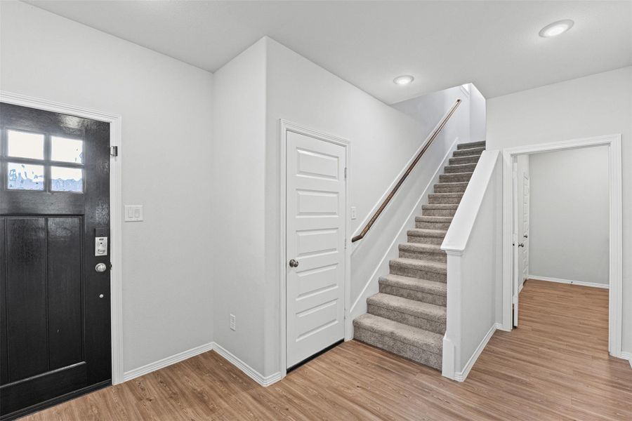 Furnished interior view inside a new home in Liberty Collection at Fairway Farms, Tomball (Image 7).