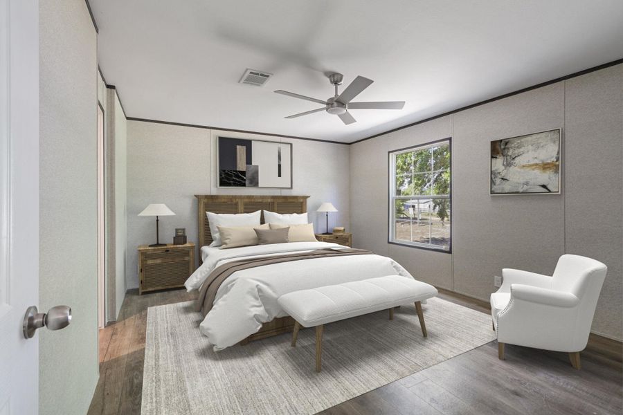 M.Bedroom Virtual staged