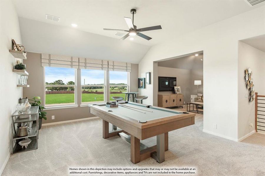 Furnished interior view inside a new home in Hampton Park, Glenn Heights (Image 27).