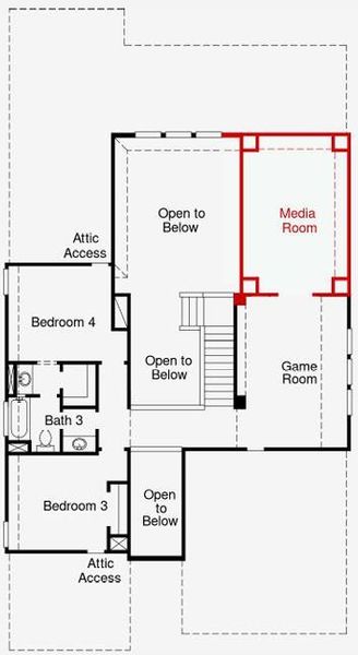 2nd Floorplan - Representative Photo