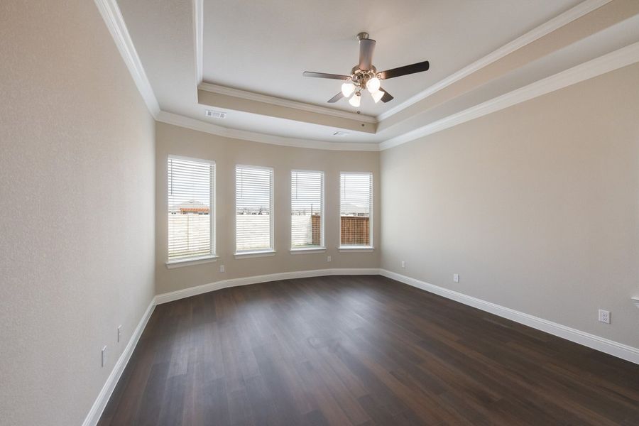 Representative unfurnished interior of a home built from the Richmond by Chesmar Homes in Sienna Lakes, San Antonio (Image 9). Representative unfurnished interior of a home built from the Richmond by Chesmar Homes in Sienna Lakes, San Antonio (Image 9).
