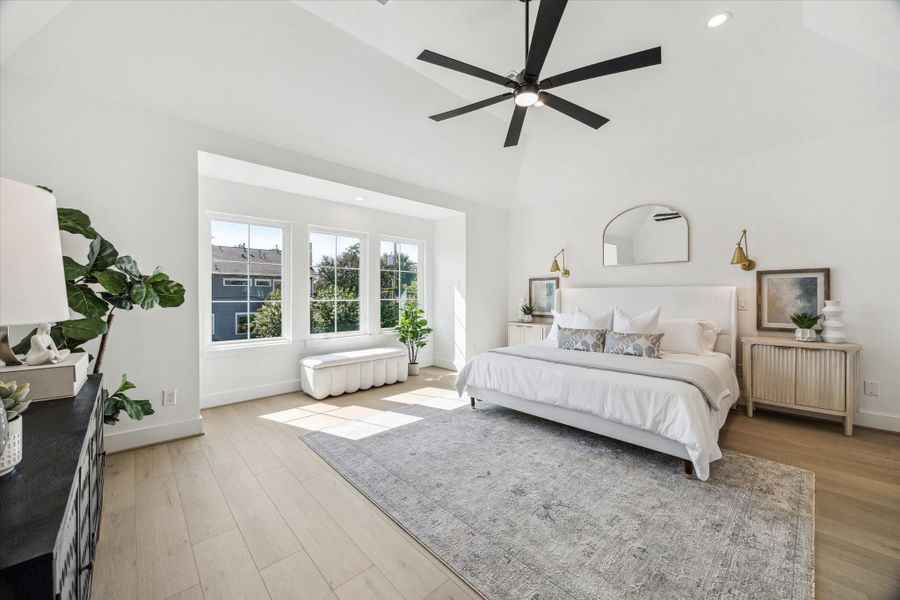 Furnished interior view inside a new home in , Houston (Image 35).