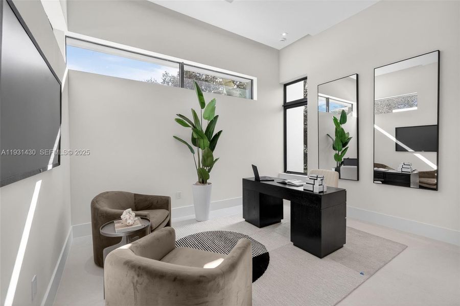 Furnished interior view inside a new home in , Miami (Image 27).