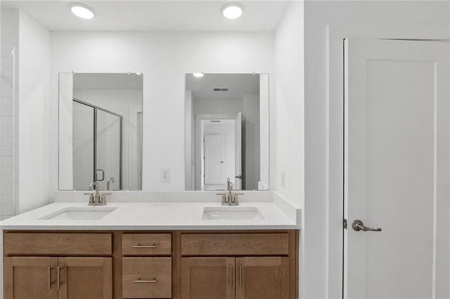 Furnished interior view inside a new home in Grandview Terrace, Canton (Image 6).