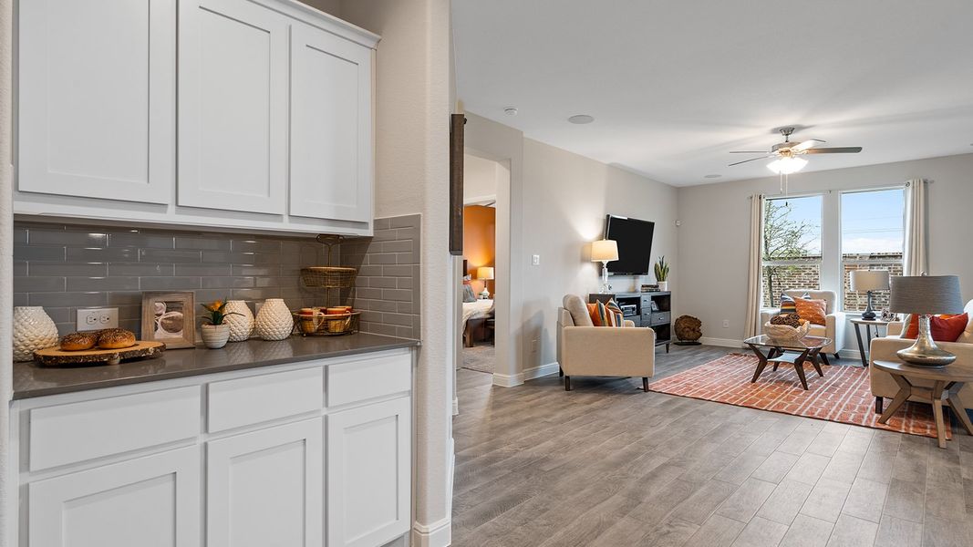 Furnished interior view inside a new home in Morningstar, Aledo (Image 16).