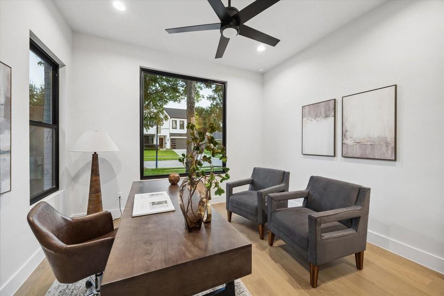 Furnished interior view inside a new home in , Houston (Image 28).