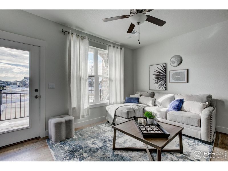 Furnished interior view inside a new home in , Loveland (Image 19).