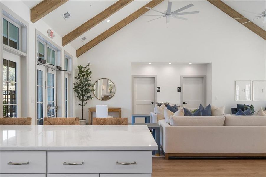 Furnished interior view inside a new home in , Alpharetta (Image 11).