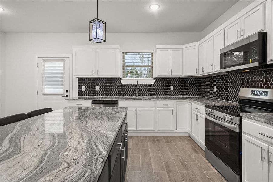 Furnished interior view inside a new home in , Barry (Image 8).