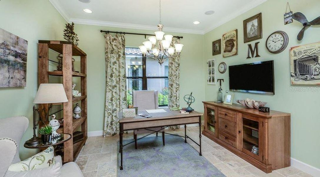 Furnished interior view inside a new home in Esplanade at Wiregrass Ranch, Wesley Chapel (Image 5).