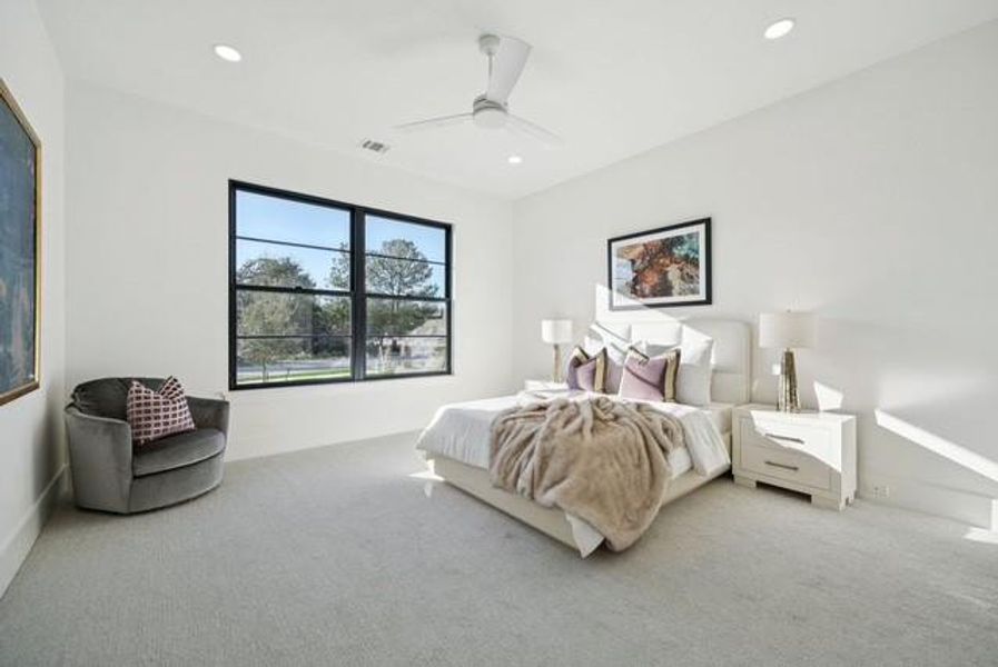 Furnished interior view inside a new home in , Keller (Image 28).