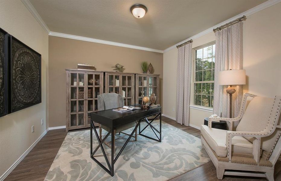 Images are of model home showcasing the floor plan.