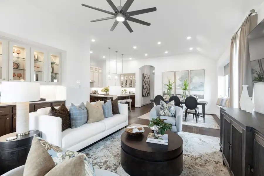 Representative Family Room - some options shown