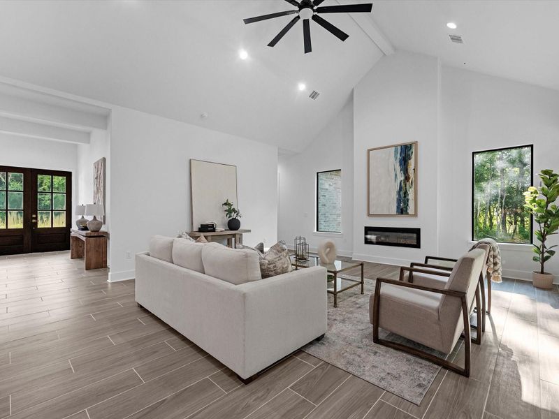 Furnished interior view inside a new home in , Dayton (Image 17). Furnished interior view inside a new home in , Dayton (Image 17).