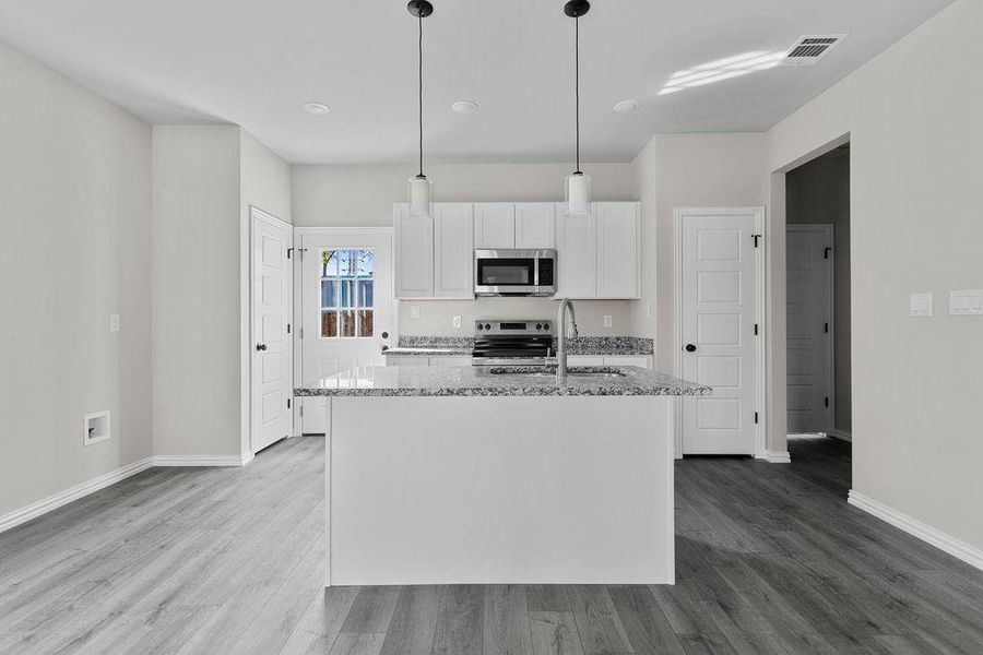 Furnished interior view inside a new home in , Fort Worth (Image 4).