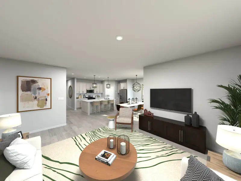 Furnished interior view inside a new home in , Apopka (Image 6).