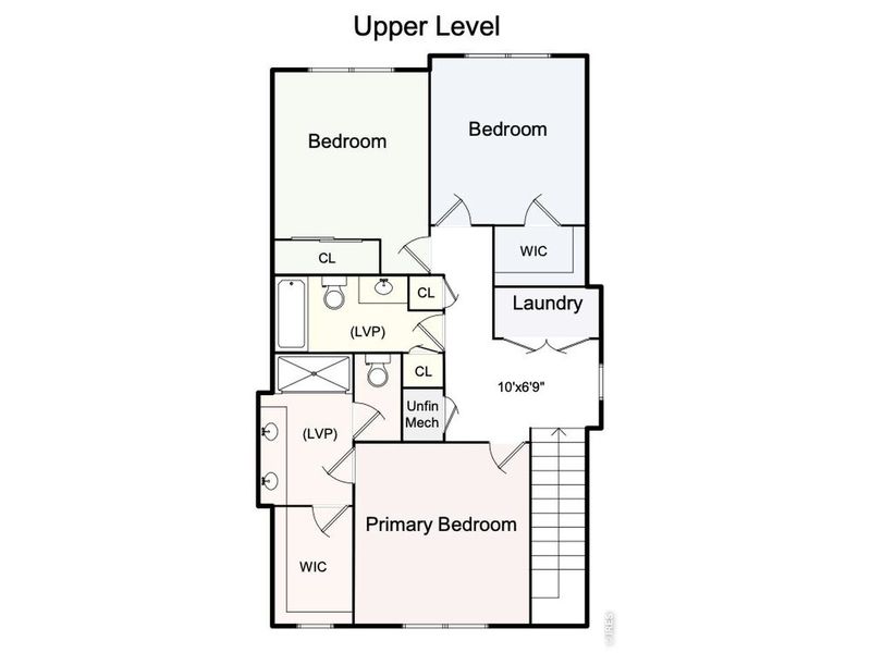 2D floor plan layout of this home in Fickel Farm, Berthoud, CO (Image 5).