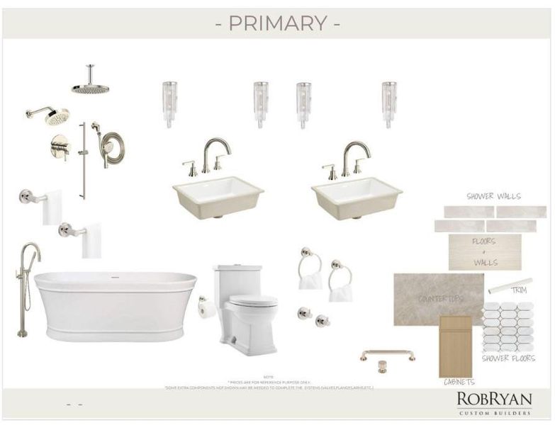 Primary Bath Selections