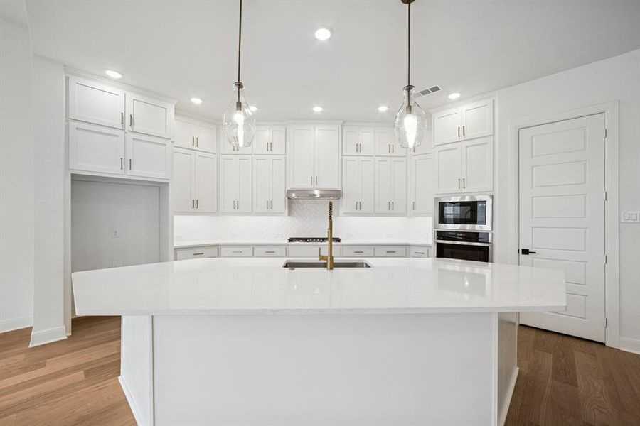 Furnished interior view inside a new home in Pecan Square - Gardens, Northlake (Image 15).