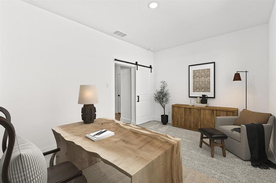 Furnished interior view inside a new home in Gateway Parks, Forney (Image 9).