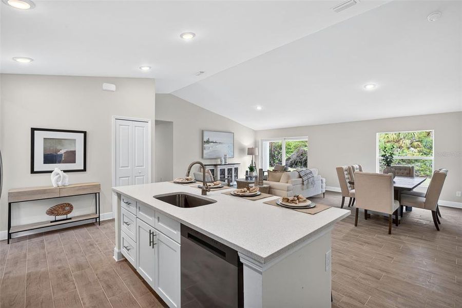 Furnished interior view inside a new home in , Port Charlotte (Image 28). Furnished interior view inside a new home in , Port Charlotte (Image 28).