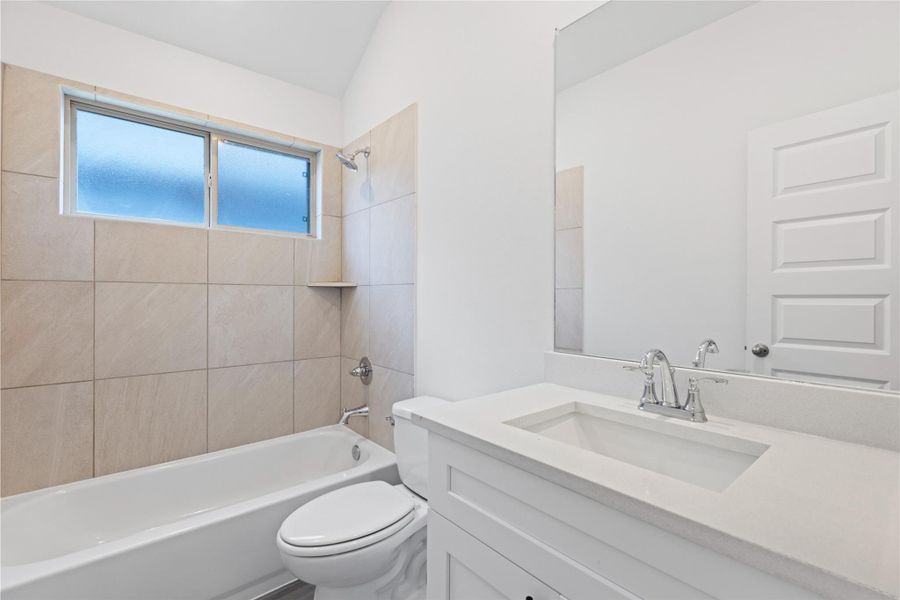 Furnished interior view inside a new home in Crosby Farms, Crosby (Image 11). Furnished interior view inside a new home in Crosby Farms, Crosby (Image 11).