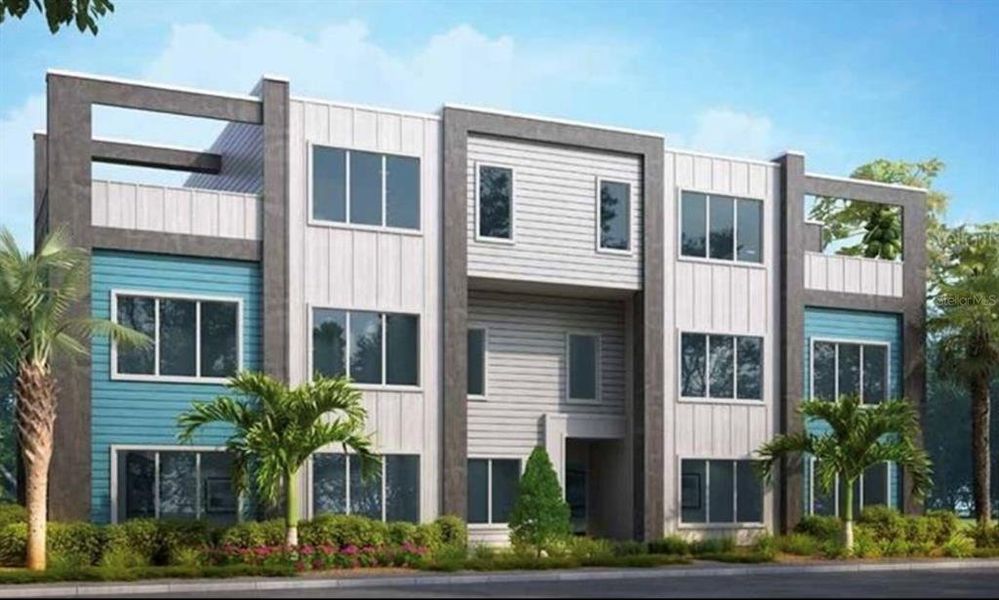 Front exterior of a new home in , Reunion, FL, highlighting curb appeal (Image 1).