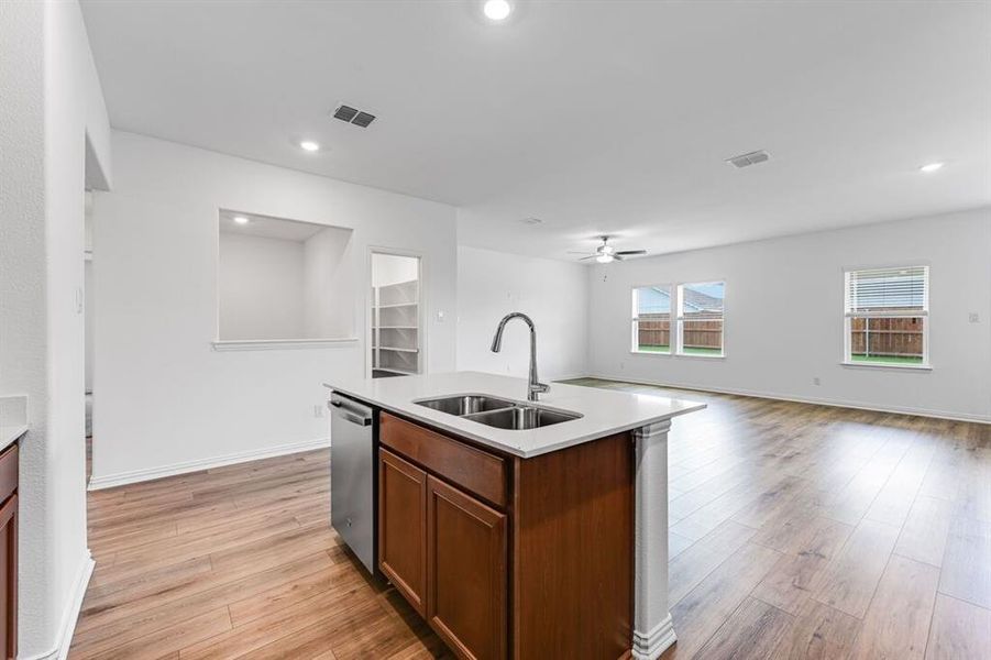Furnished interior view inside a new home in River Ridge, Crandall (Image 7). Furnished interior view inside a new home in River Ridge, Crandall (Image 7).