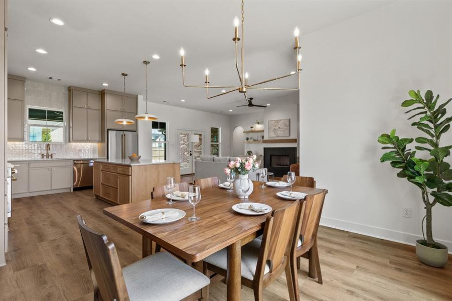 Furnished interior view inside a new home in , Robinson (Image 15).