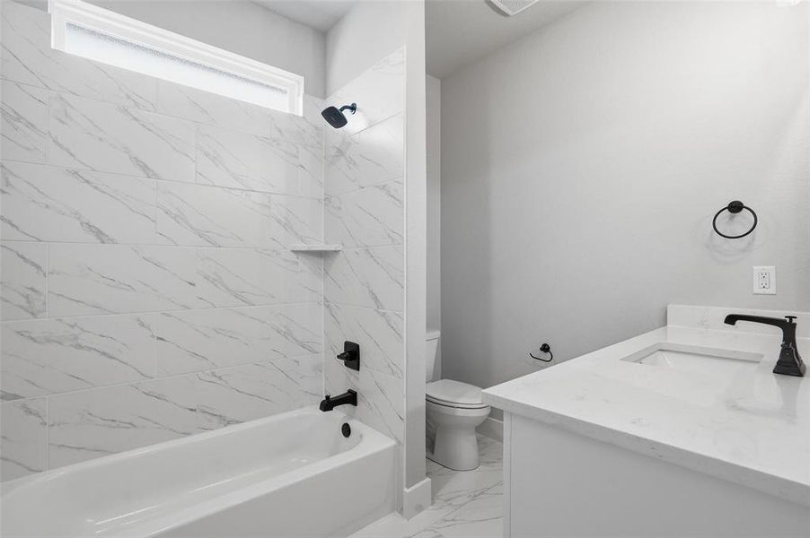 Furnished interior view inside a new home in Whispering Winds, Springtown (Image 12).