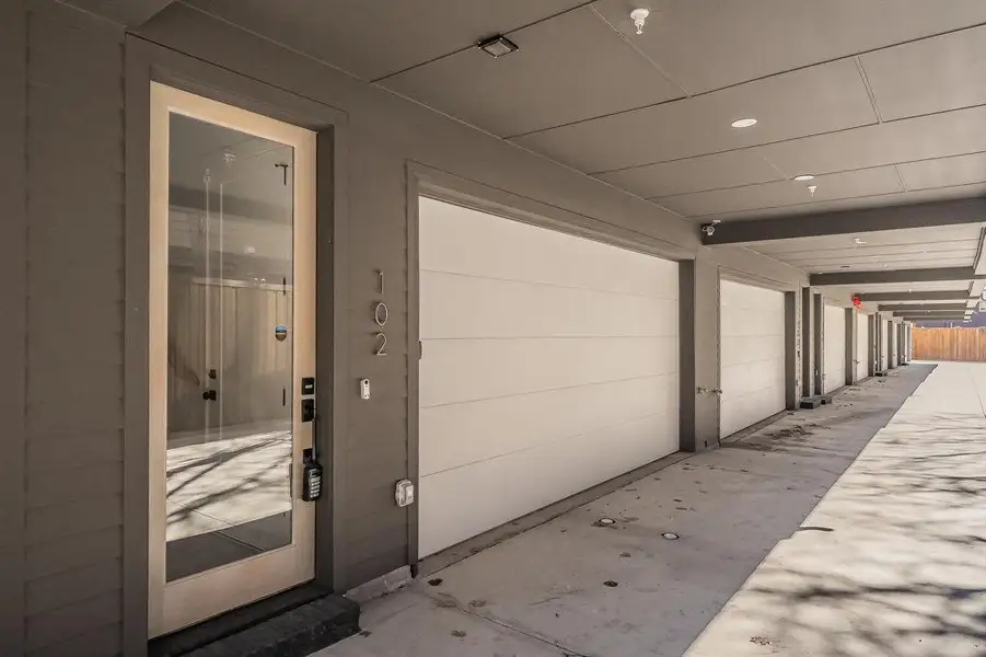 Front Door and Garage