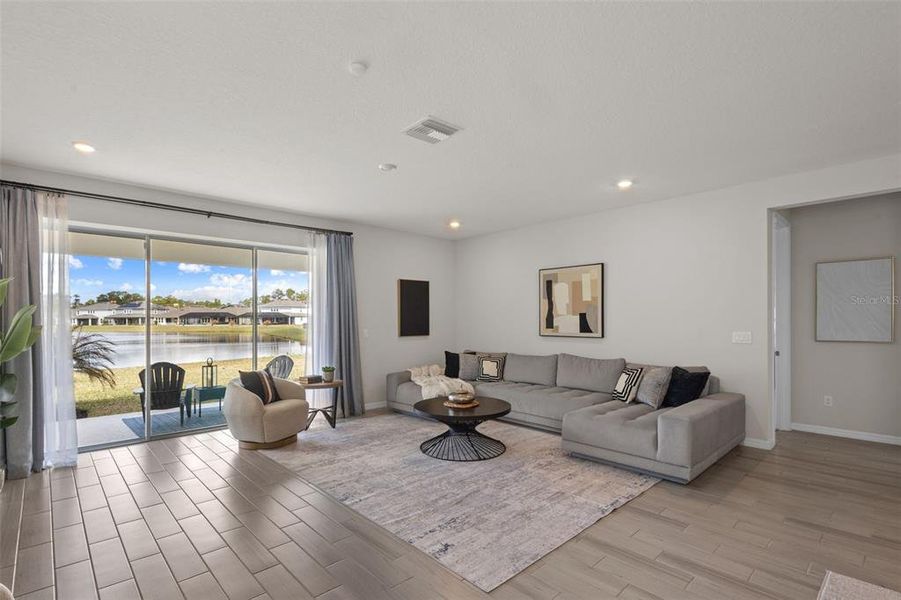 Furnished interior view inside a new home in River Landing, Wesley Chapel (Image 5).