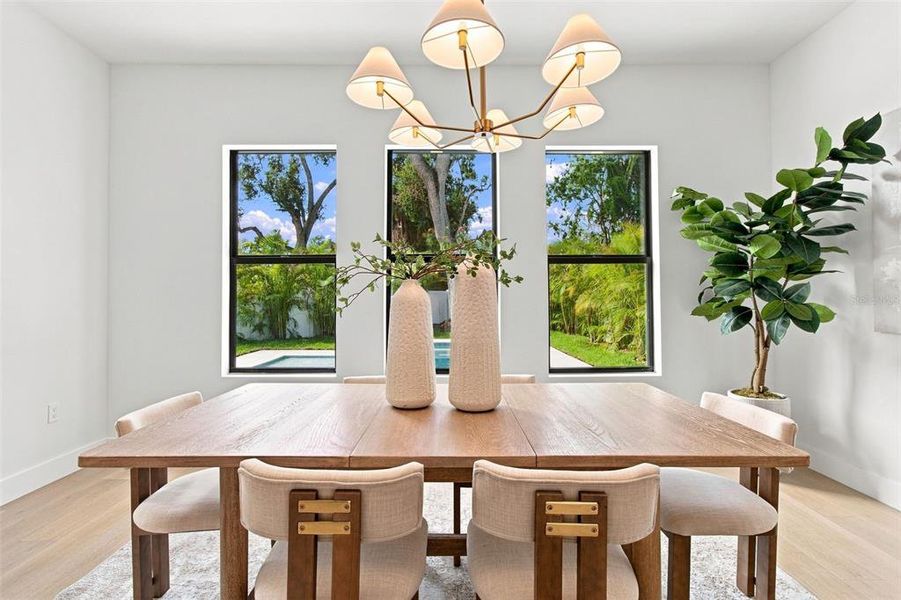 Furnished interior view inside a new home in , Tampa (Image 17).