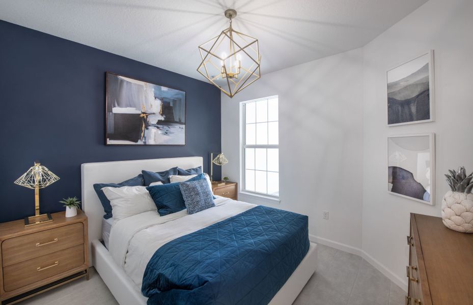 Furnished interior view inside a new home in Costa Pointe, Vero Beach (Image 11).
