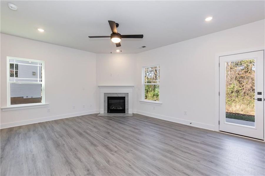 Spacious, unfurnished interior of a new home in Magnolia Villas, Cornelia (Image 16). Spacious, unfurnished interior of a new home in Magnolia Villas, Cornelia (Image 16).