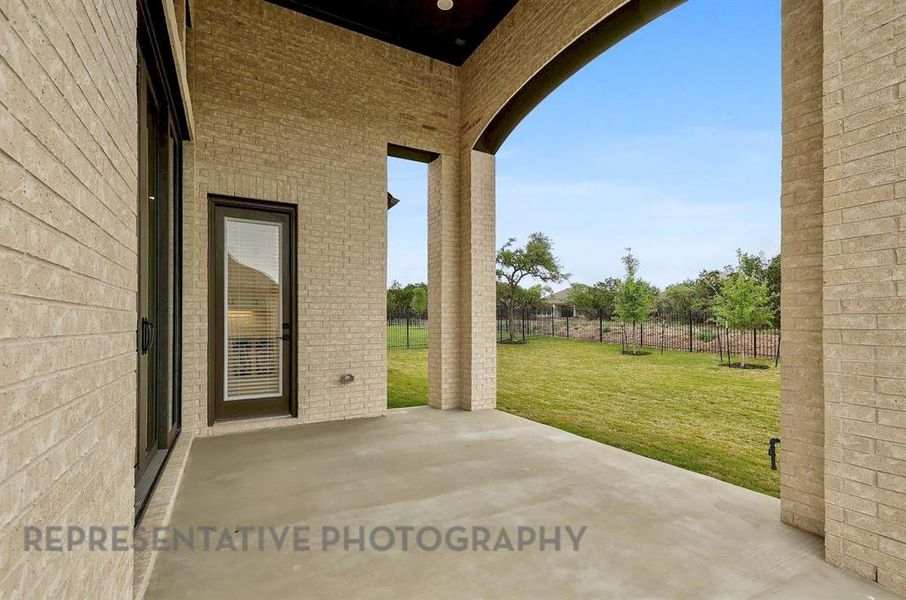 Exterior details and patio area of a home in , Rockwall (Image 3).