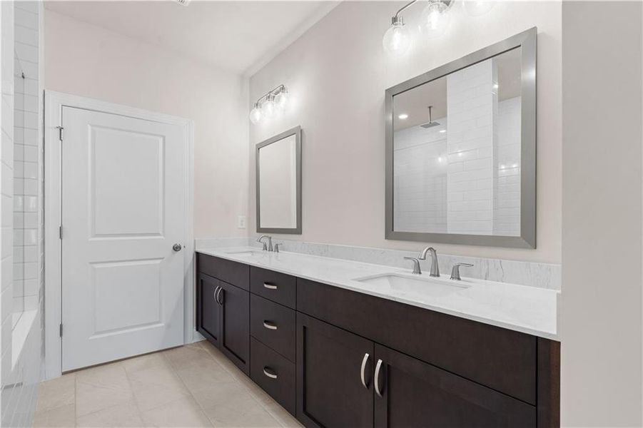 Furnished interior view inside a new home in , Johns Creek (Image 10).