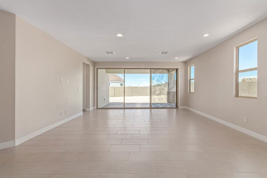Representative unfurnished interior of a home built from the Zafiro by Taylor Morrison in CantaMia at Estrella 55+, Goodyear (Image 15).