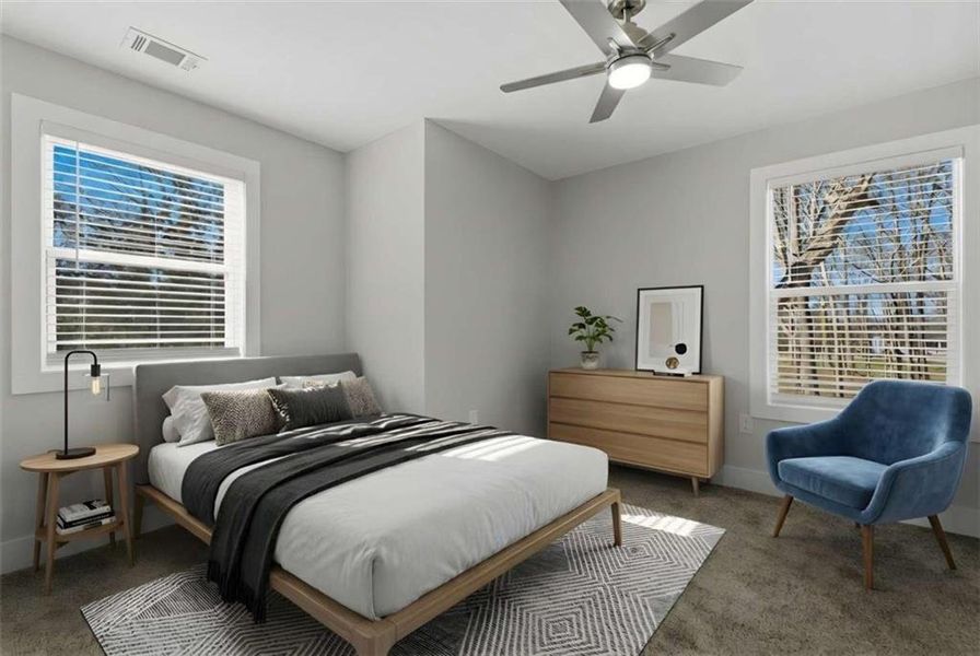 Furnished interior view inside a new home in , Griffin (Image 7).