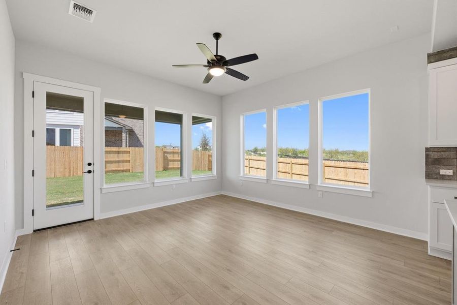 Spacious, unfurnished interior of a new home in Terrace Collection At Turner's Crossing, Buda (Image 38).