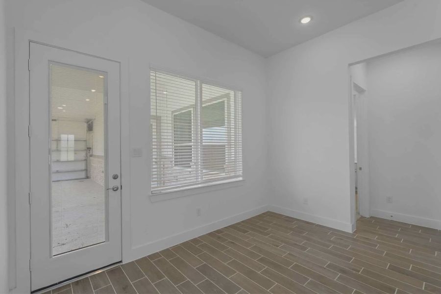 Representative unfurnished interior of a home built from the Mickelson by Chesmar Homes in Riceland Alley Loads, Mont Belvieu (Image 82).
