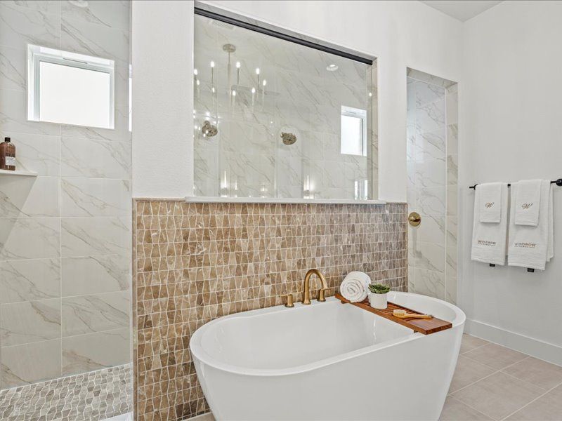 Furnished interior view inside a new home in Nelson Lake Estates, Rockwall (Image 26).