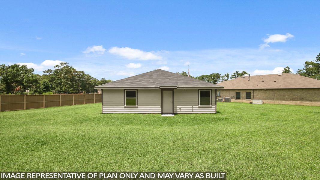 Exterior details and patio area of a home in Lexington Heights, Willis (Image 2). Exterior details and patio area of a home in Lexington Heights, Willis (Image 2).