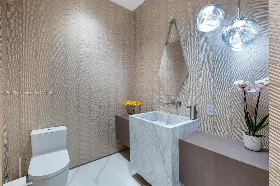 Furnished interior view inside a new home in , Miami Beach (Image 14).
