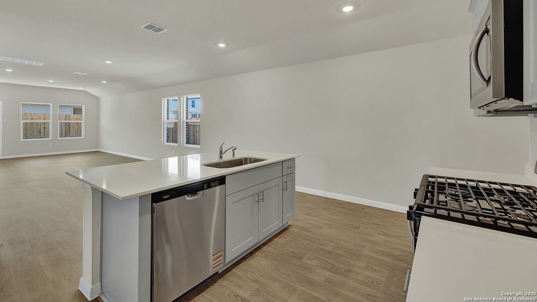 Furnished interior view inside a new home in Whisper South, San Marcos (Image 8).