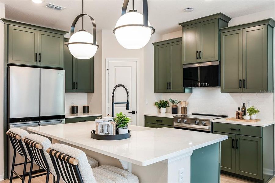 Furnished interior view inside a new home in Aulin Square, Oviedo (Image 3).